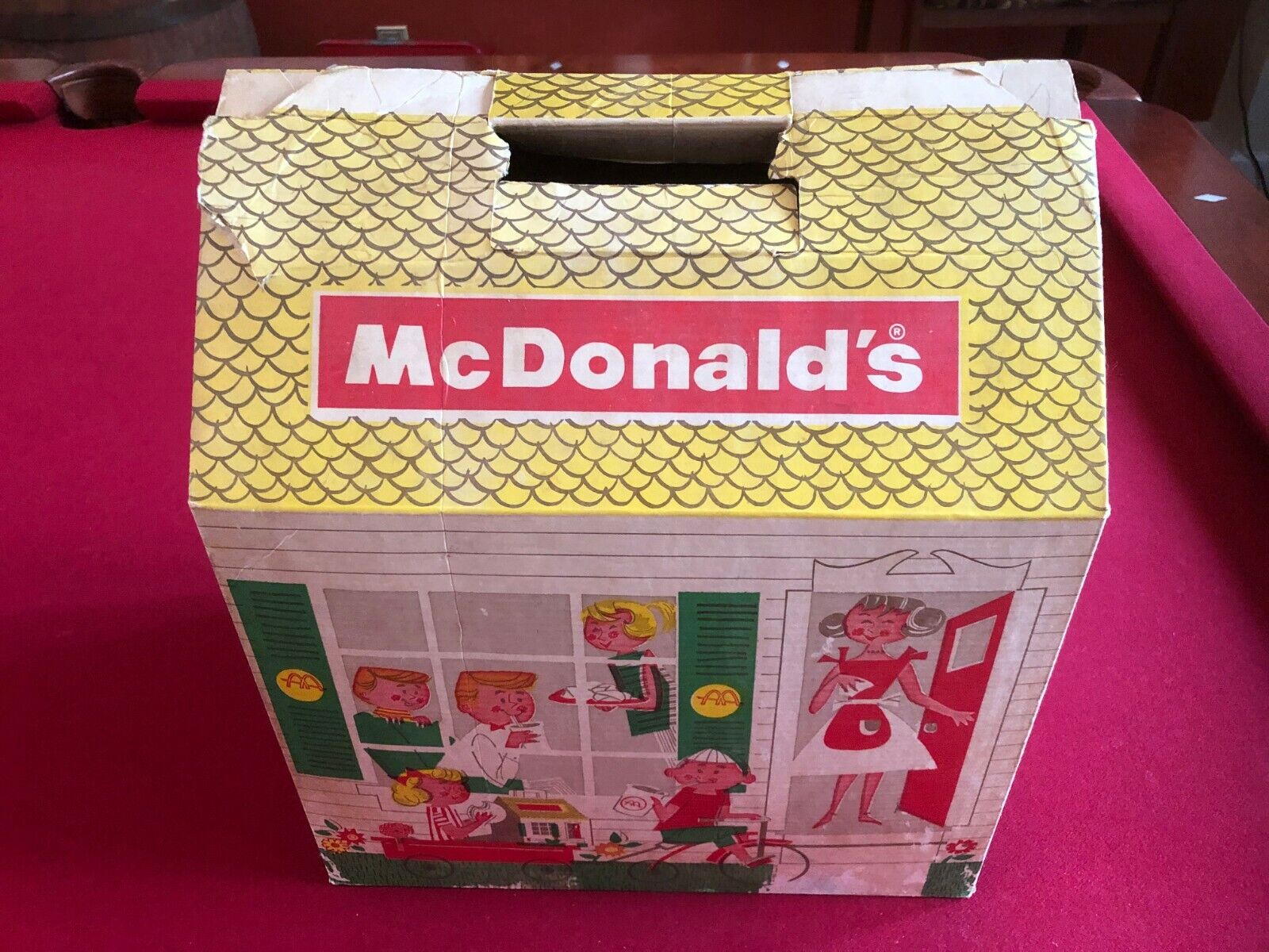 1960\'s, McDonald\'s, Large Take Out Box \