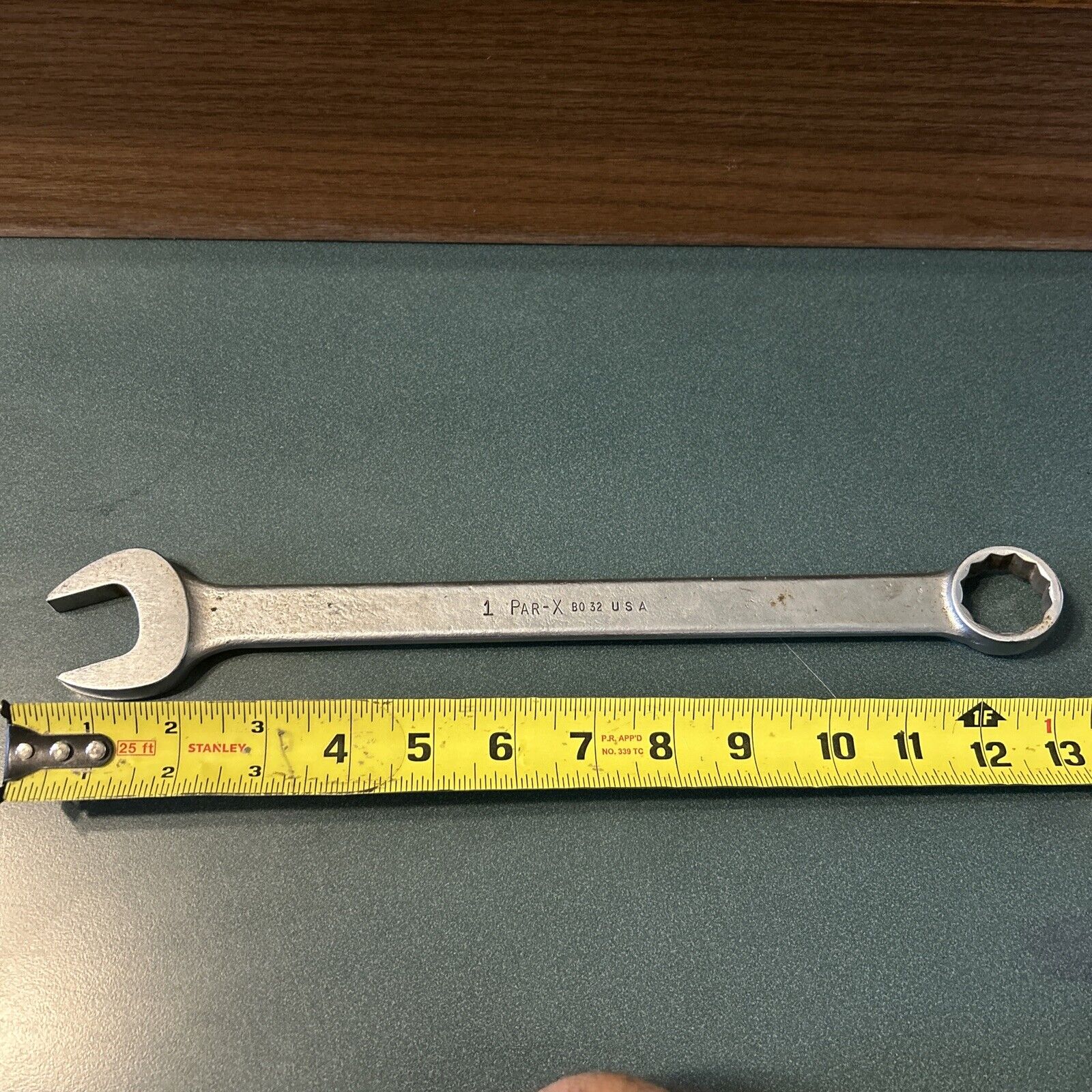 Par-X - B032 - Combination Wrench  1” Made in USA Vintage