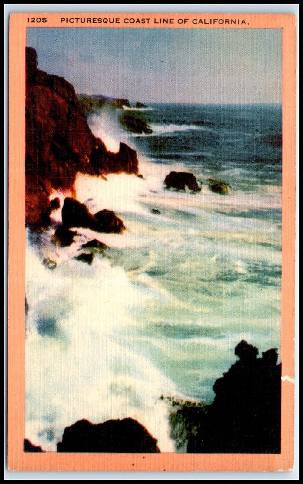 Postcard Picturesque Coast Line  CA D56