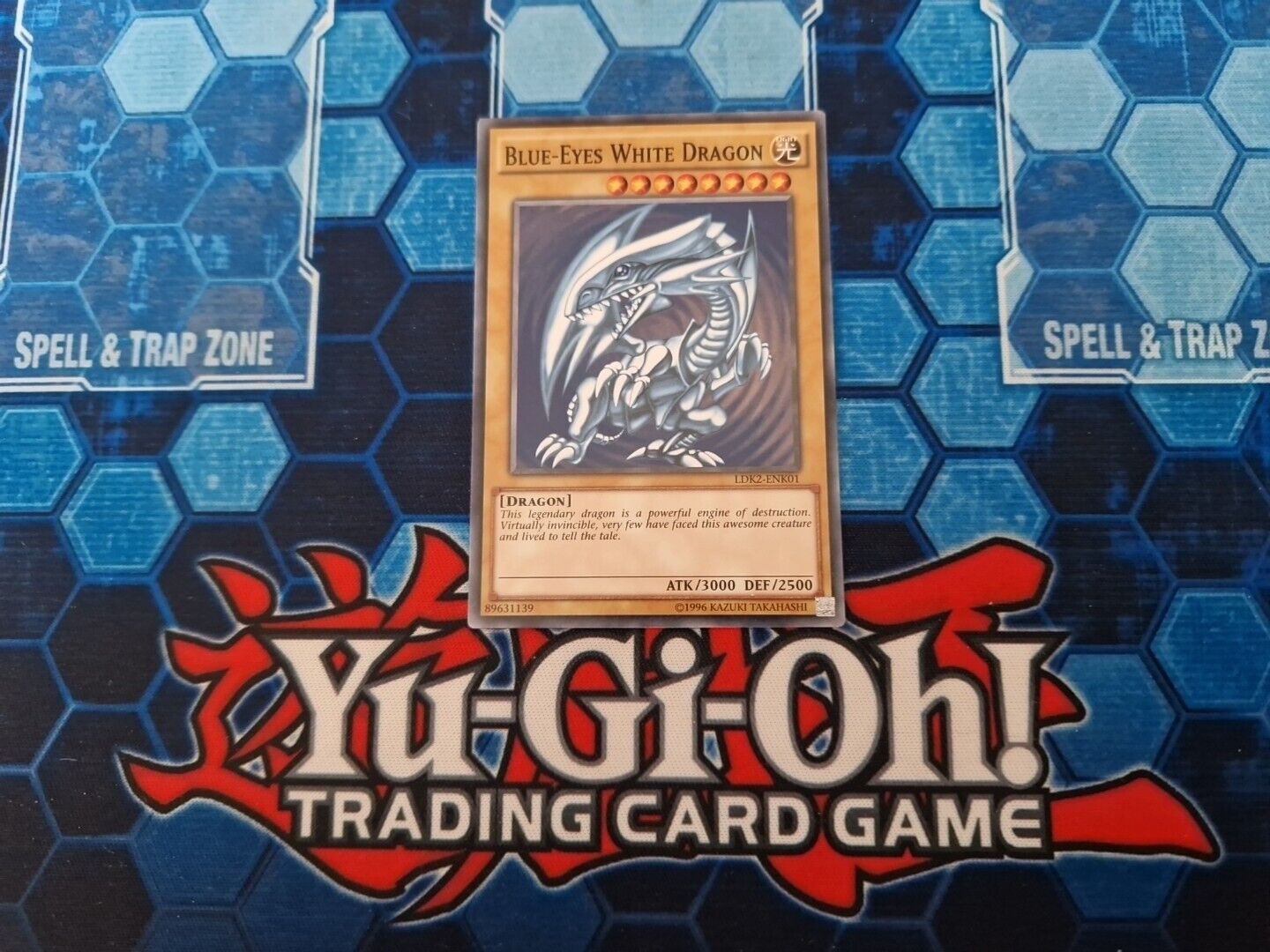 Blue-Eyes White Dragon LDK2-ENK01 V1/ SDK Art Unlimited Edition Yu-Gi-Oh TCG