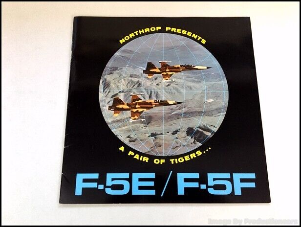 1977 1978 Northrop F-5E F-5F Fighter Jet Airplane Aircraft Brochure Catalog