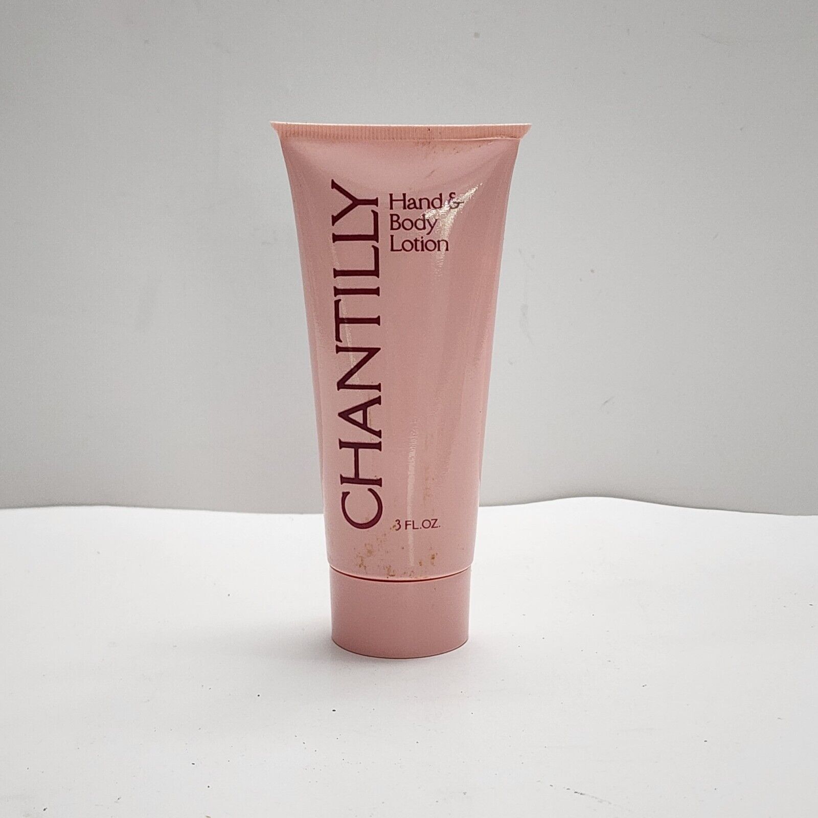 Vtg Chantilly by Dana Hand Body Lotion 3 Oz 2/3 Full Classic Pink.