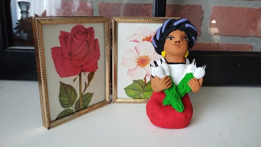 Josefina Aguilar of Oaxaca~ Signed Handmade Figurine Mexican Clay Folk Art