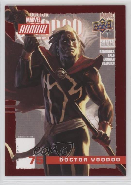 2016 Upper Deck Marvel Annual Red Doctor Voodoo #75 xf6
