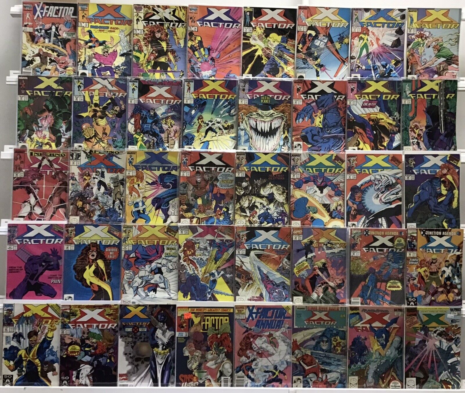 Marvel Comics - X-Factor 1st Series - Comic Book Lot Of 40