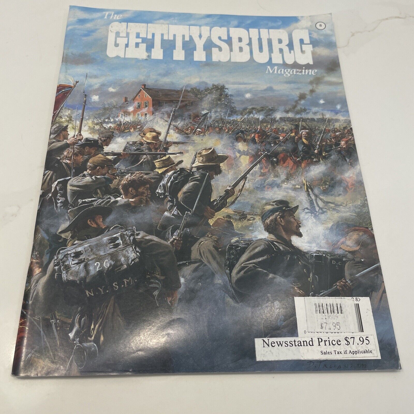 The Gettysburg Magazine Issue #8 - January 1993 Issue CIVIL WAR History