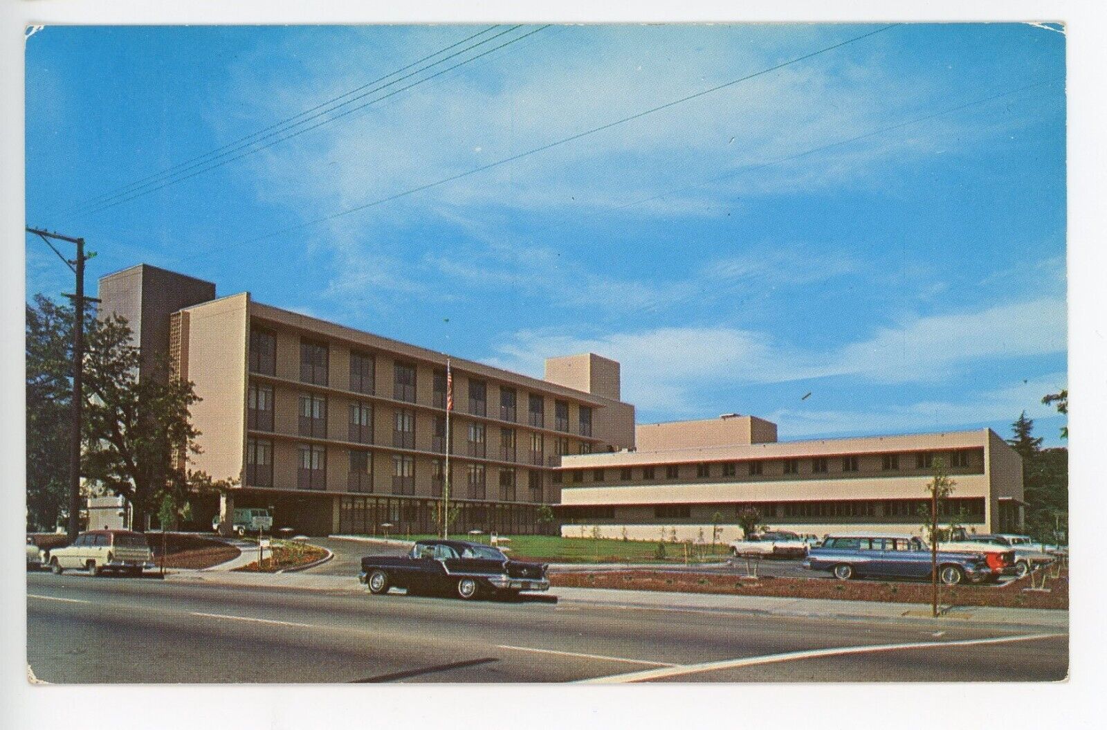 St. Joseph\'s Hospital California Street Stockton CA 1960s
