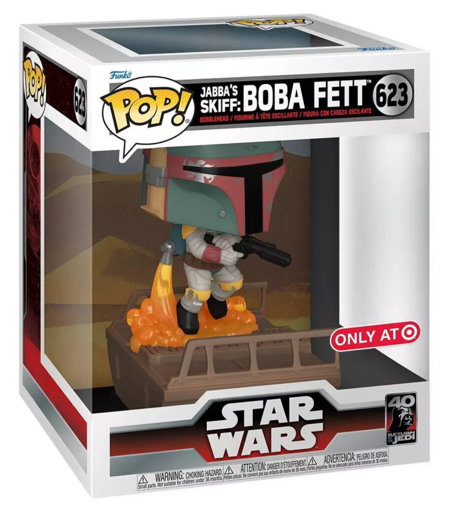 Jabba's Skiff Boba Fett Star Wars Figurine Funko Pop  Exclusive Special Edition
