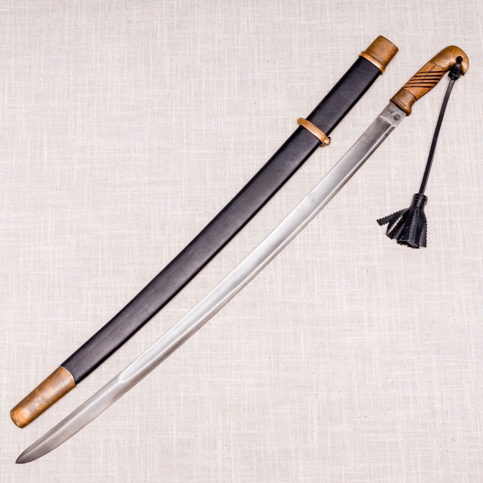 Shashka 1881 Cossack Sword dagger Zlatoust knife saber Russian Empire Silkway