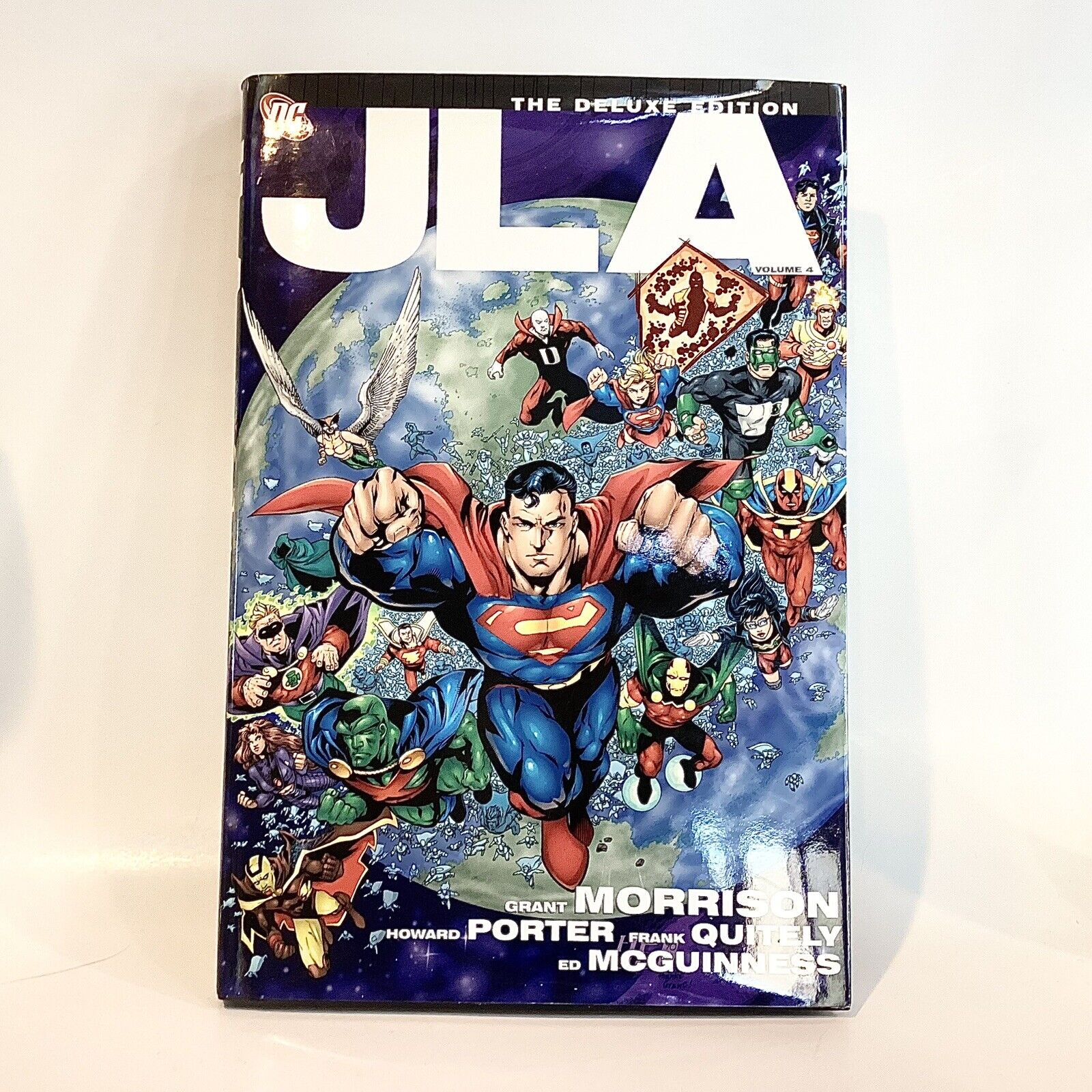 JLA Deluxe Edition Vol. 4 Morrison Grant Book Superman