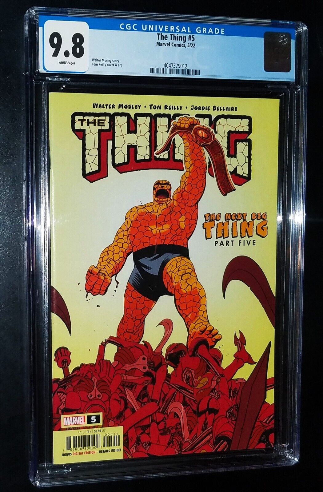 CGC THE THING #5 2022 Marvel Comics CGC 9.8 NM/MT White Pages