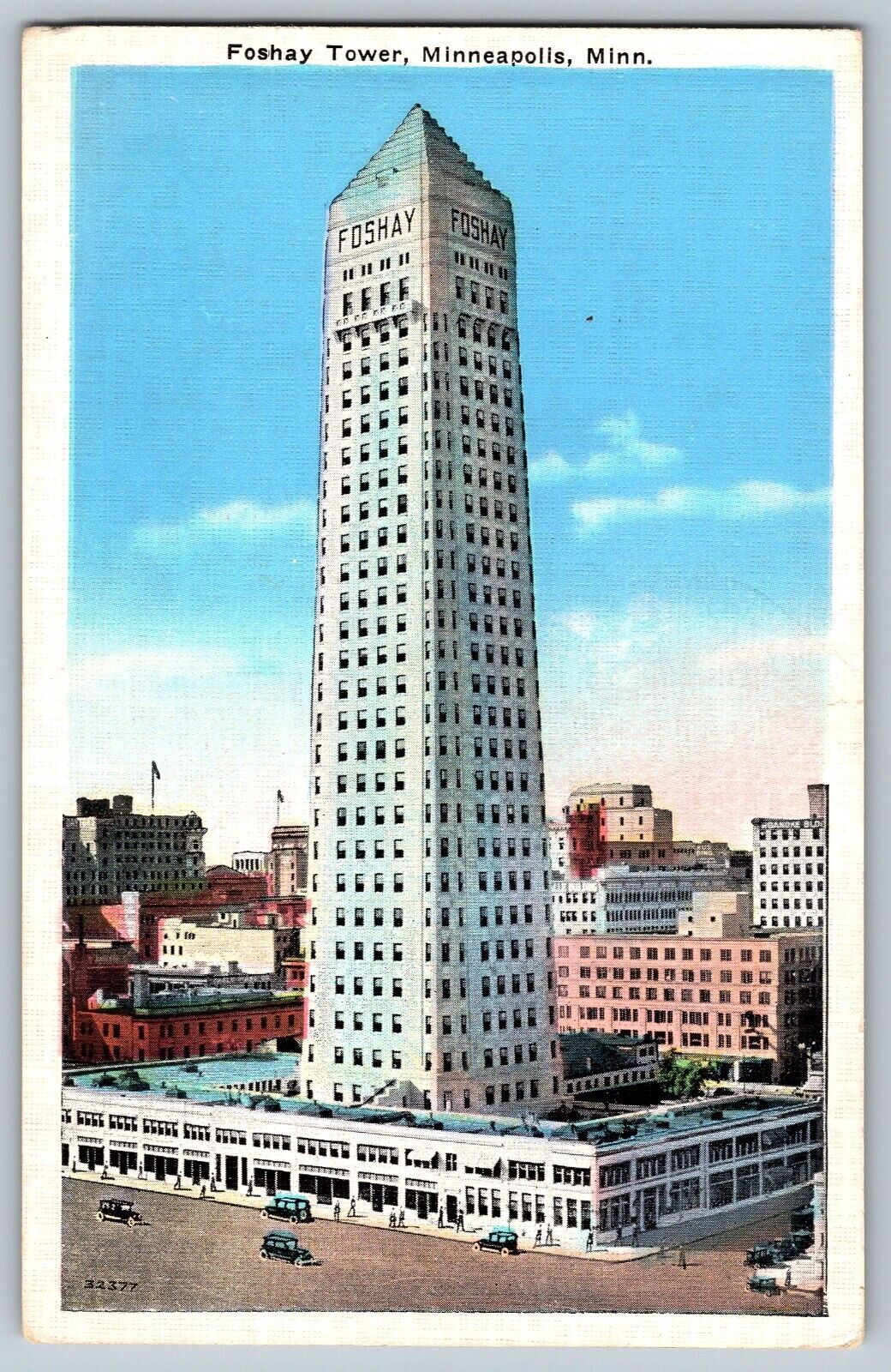 Minneapolis, Minnesota MN - Foshay Tower - Vintage Postcard - Unposted