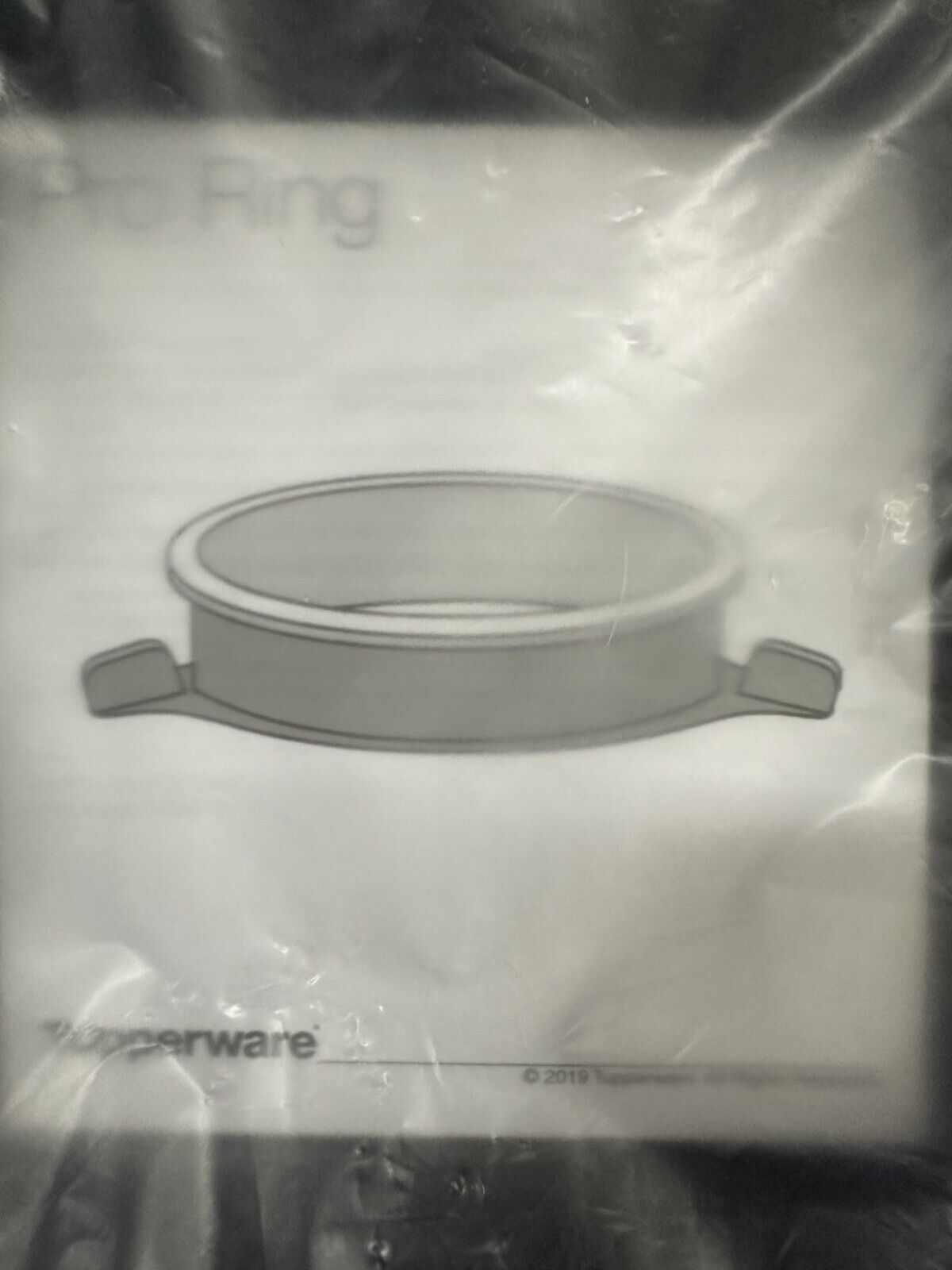 Tupperware Micro Pro Ring Canyon Blue for MicroPro Grill - NEW