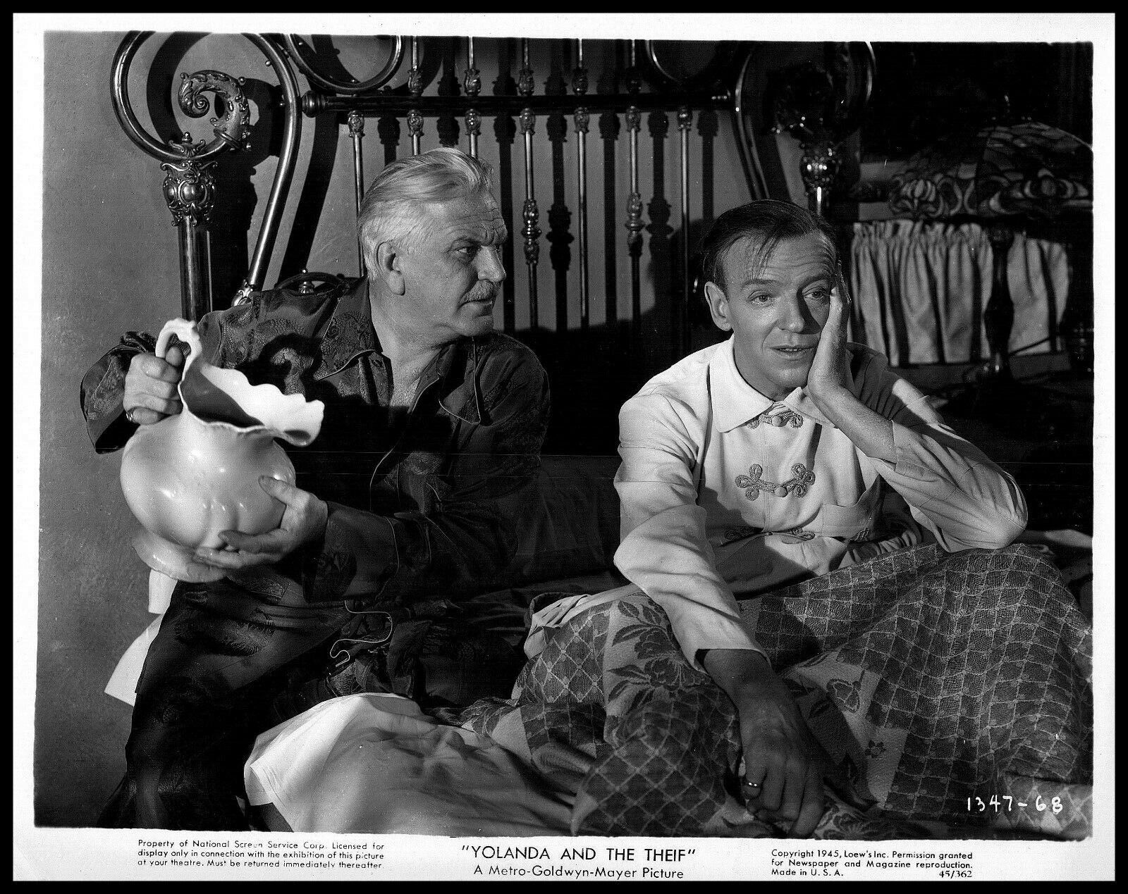 Fred Astaire + Frank Morgan in Yolanda and the Thief (1945) ORIGINAL PHOTO M 119
