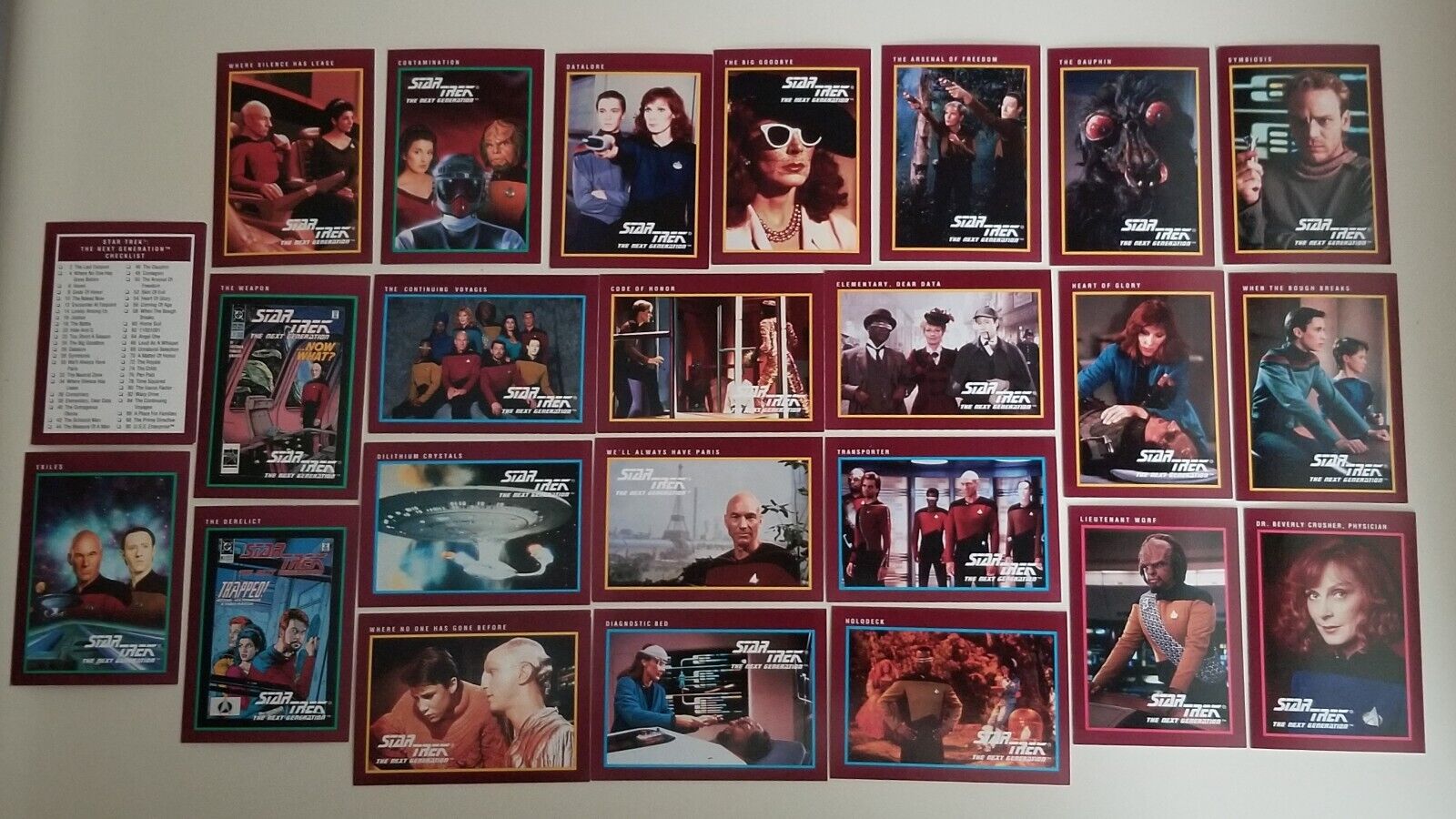 Star Trek 1991 Collectors Cards, 25th Anniversary, Impel, Series I