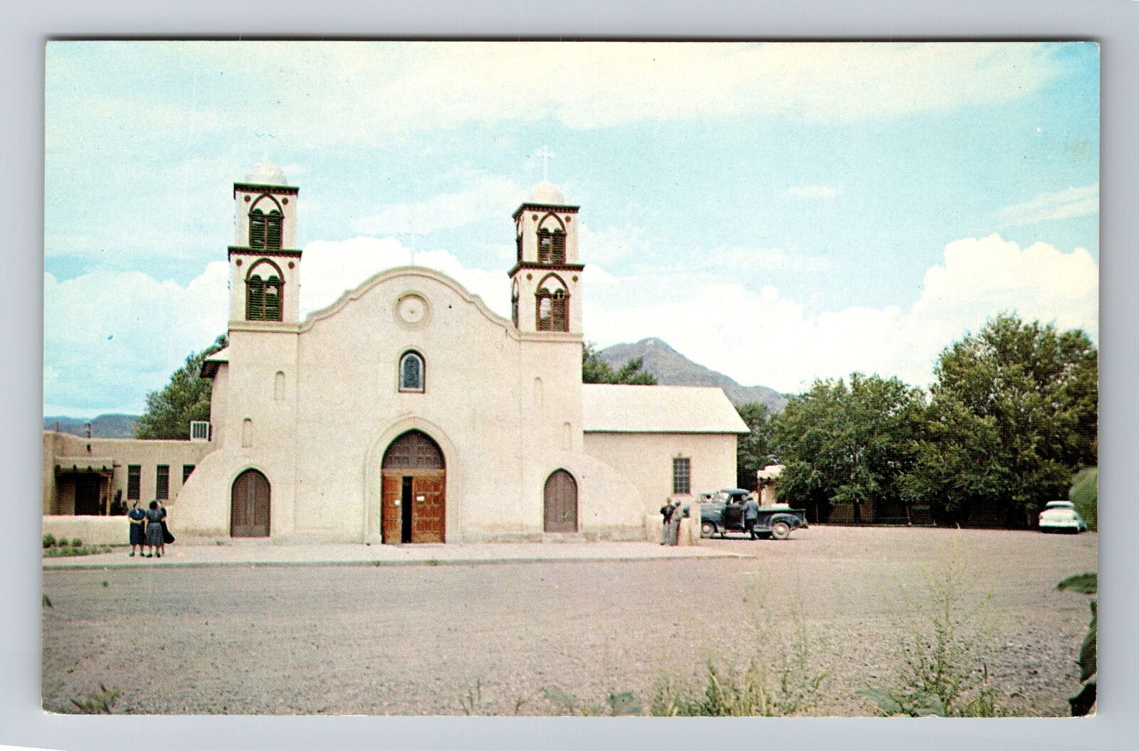 Socorro NM-New Mexico, The Church Of San Miguel, Religion, Vintage Postcard