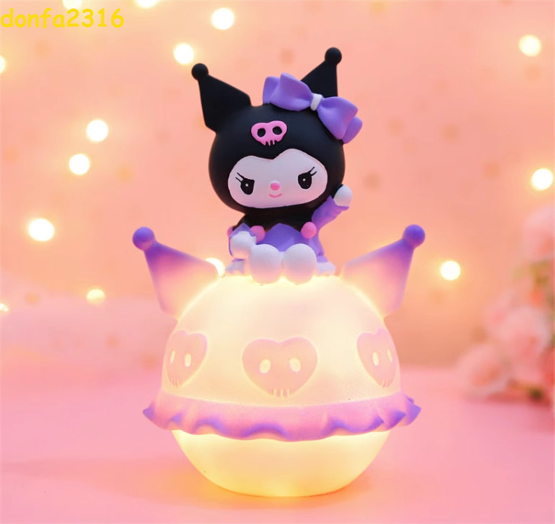Kuromi Melody Night Lighting Lamp Anime Cute Collectibles Exquisite Gifts Party