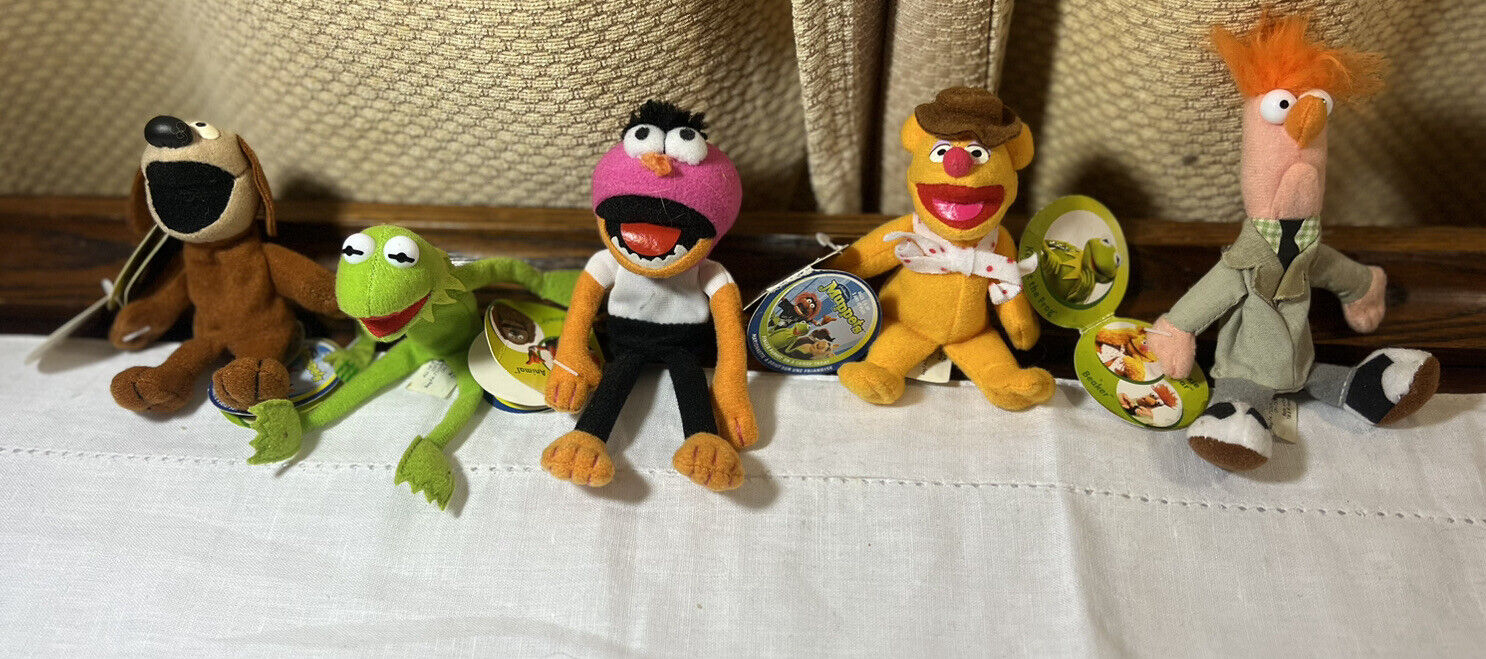 Starbucks Muppets Lot of 5 Finger Puppets 2003 W-Tags