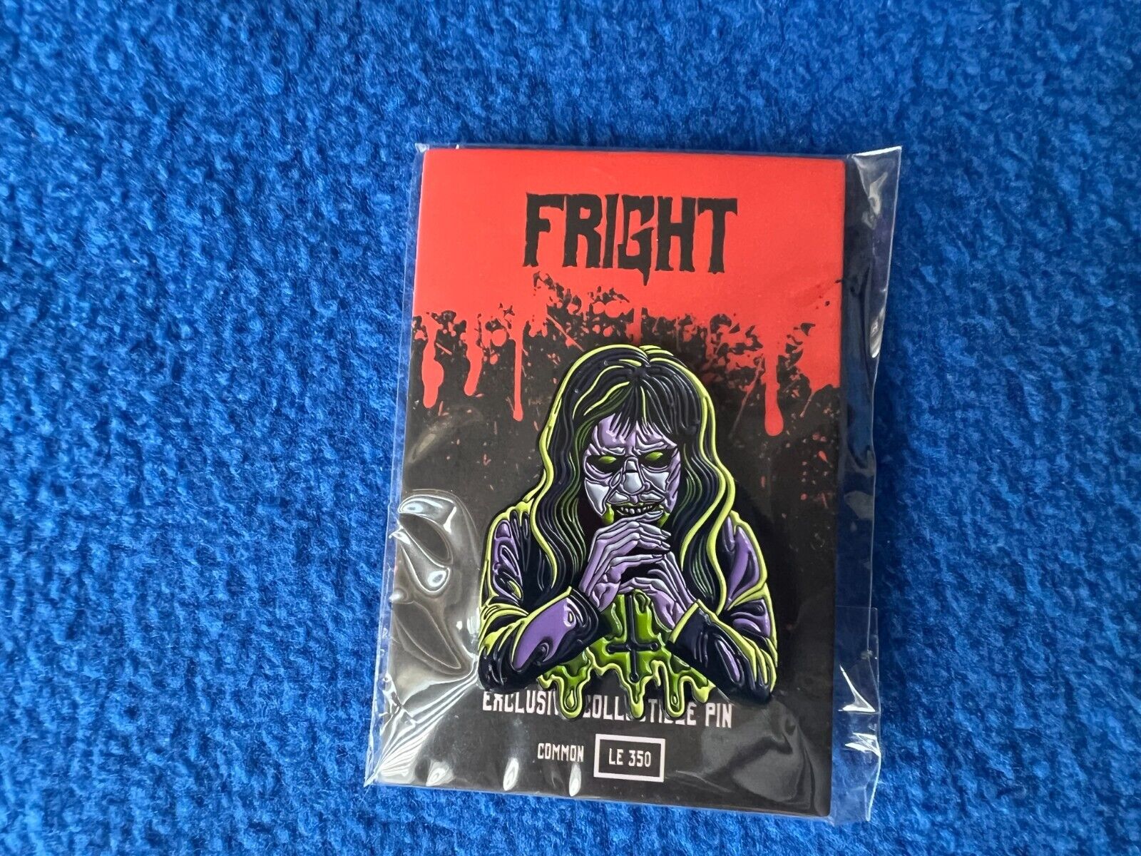 Zobie FRIGHT  Collectible Enamel Pin THE EXORCIST  LIMITED LE 350 RARE