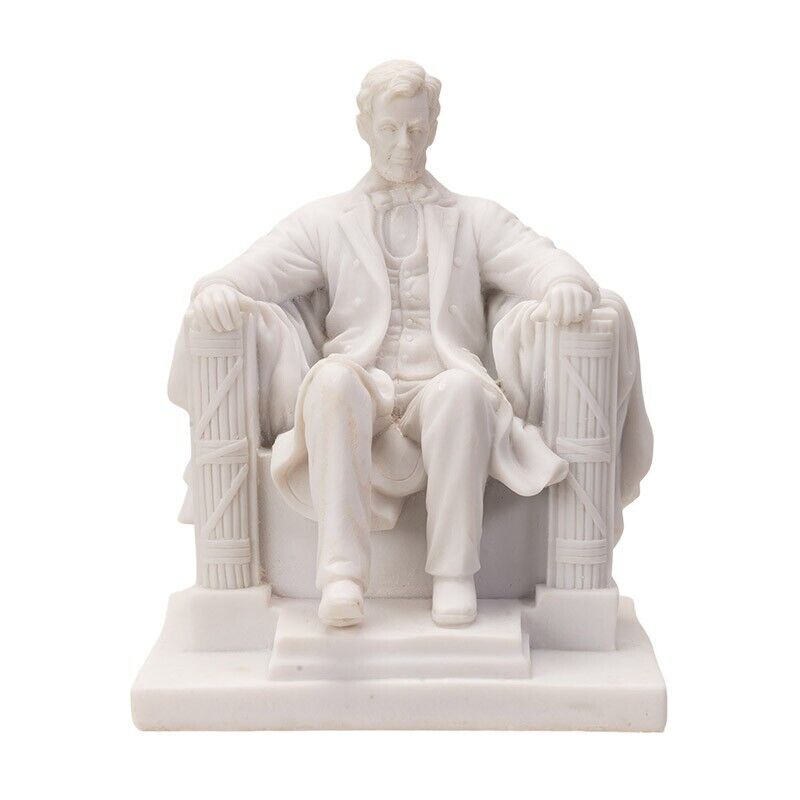 Freestanding Abraham Lincoln National Memorial Replica Statue Figurine