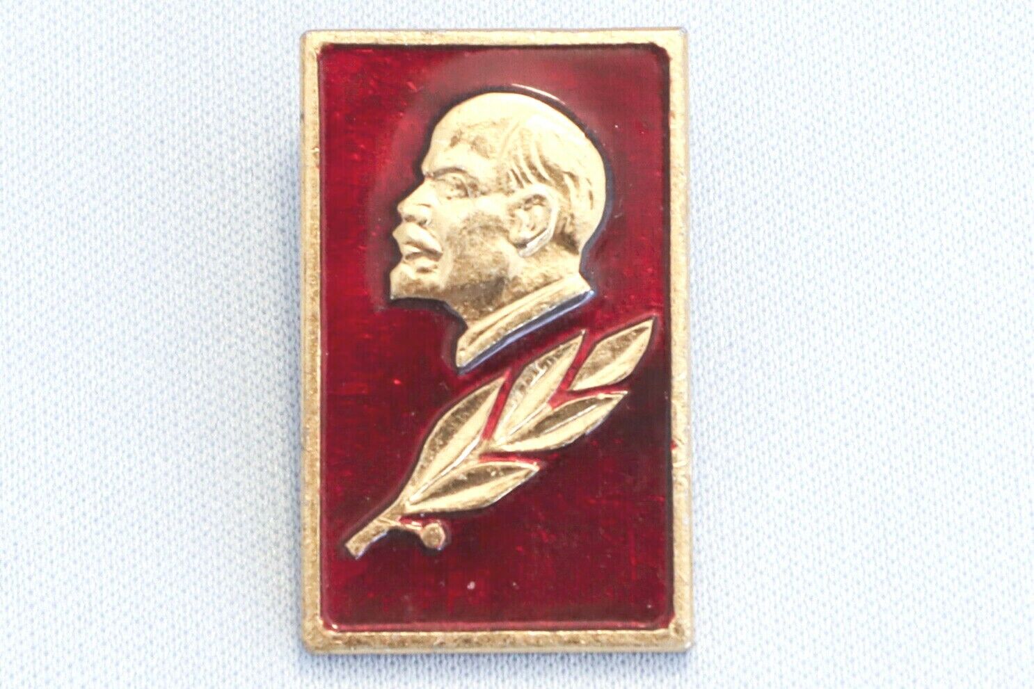 Vintage Pinback Button Soviet Premier Vladimir Lenin Russia Revolution