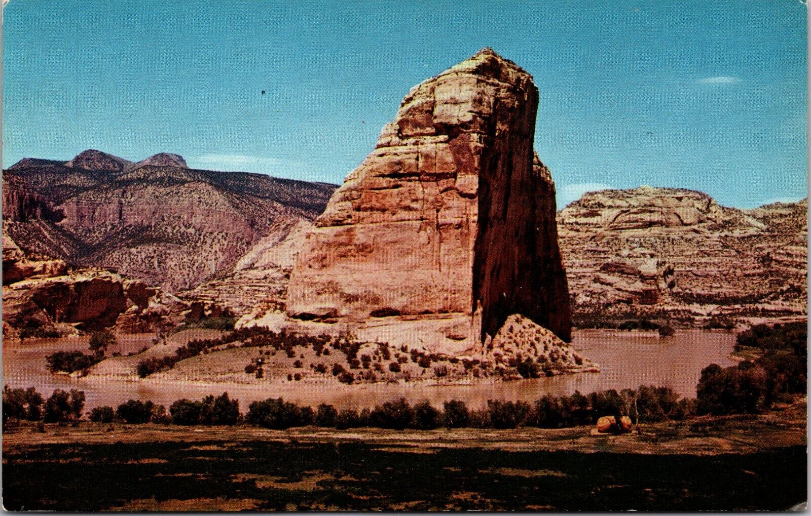 Postcard Dinosaur National Monument  Utah Colorado [bz]