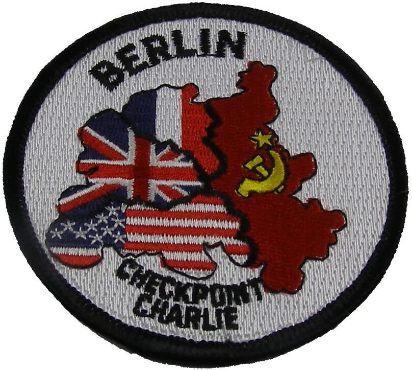 US ARMY CHECKPOINT CP CHARLIE BERLIN GERMANY PATCH WALL COLD WAR SOVIET UNION