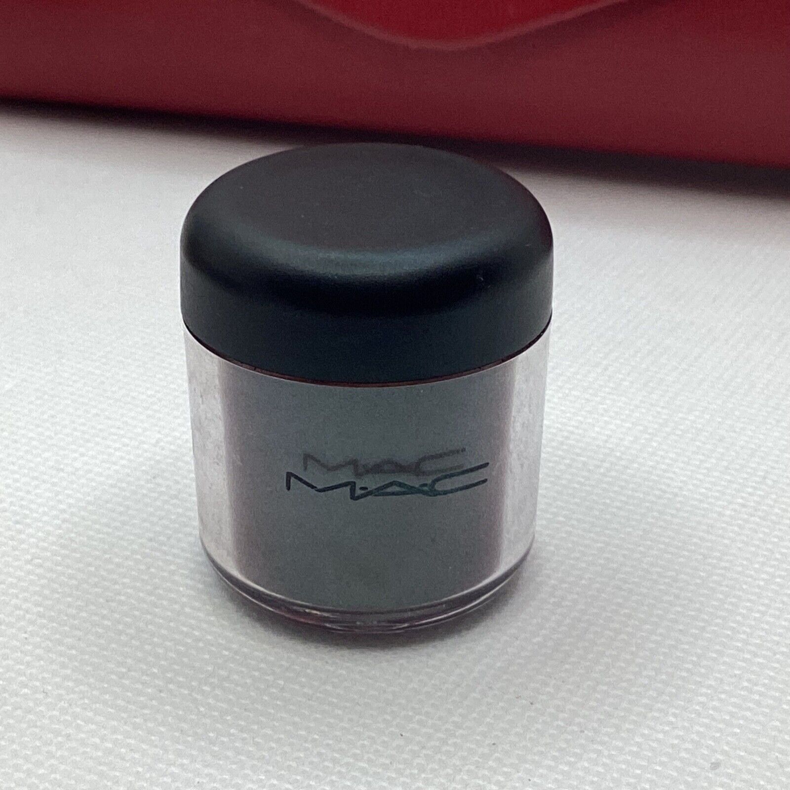 Rare MAC Pigment Original Size Jar Blue Brown Discontinued 0.26 US Ounces