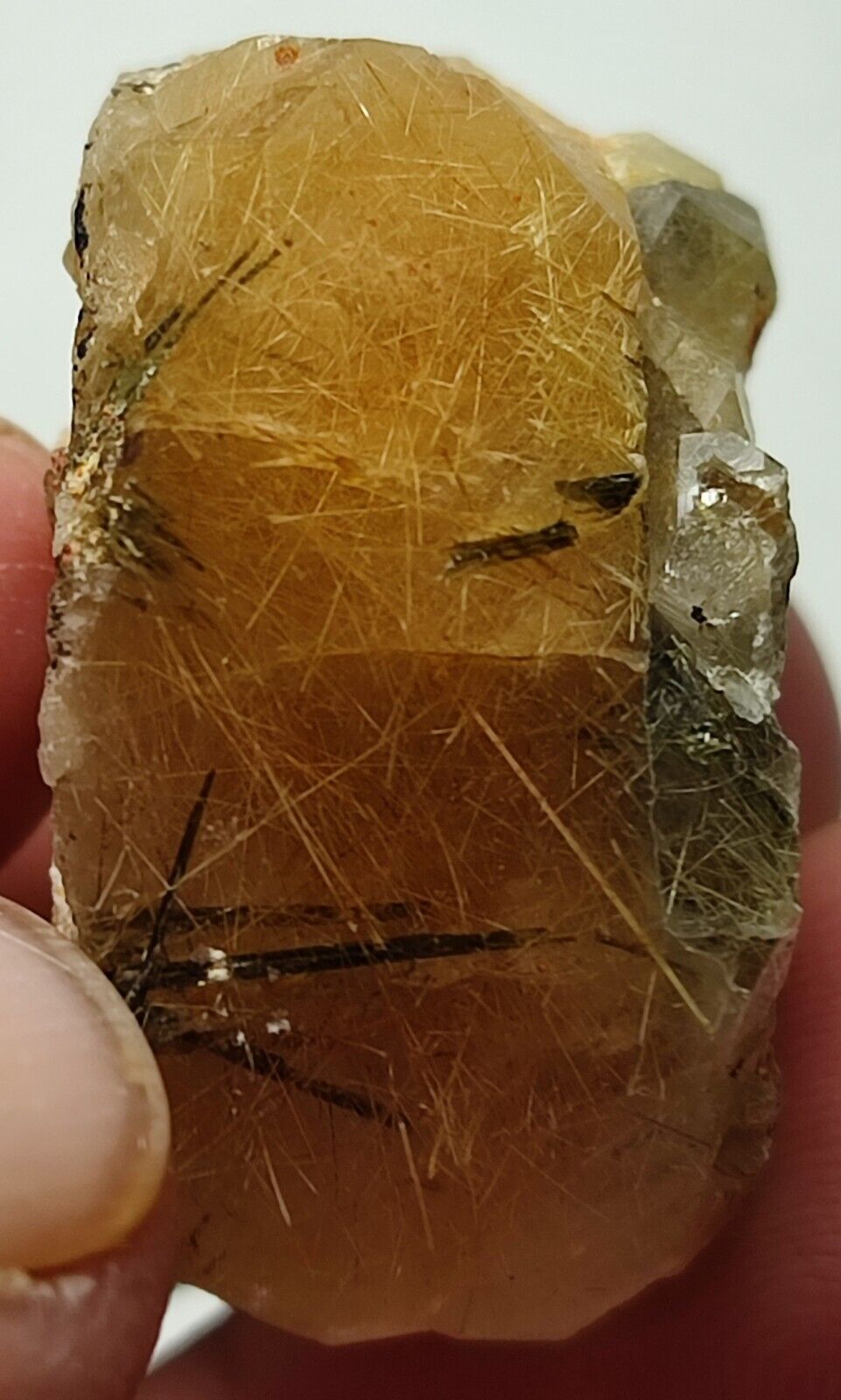 Rare astrophylite & aegirine incl. quartz cluster_Zagi mountain,KPK ,Pak.