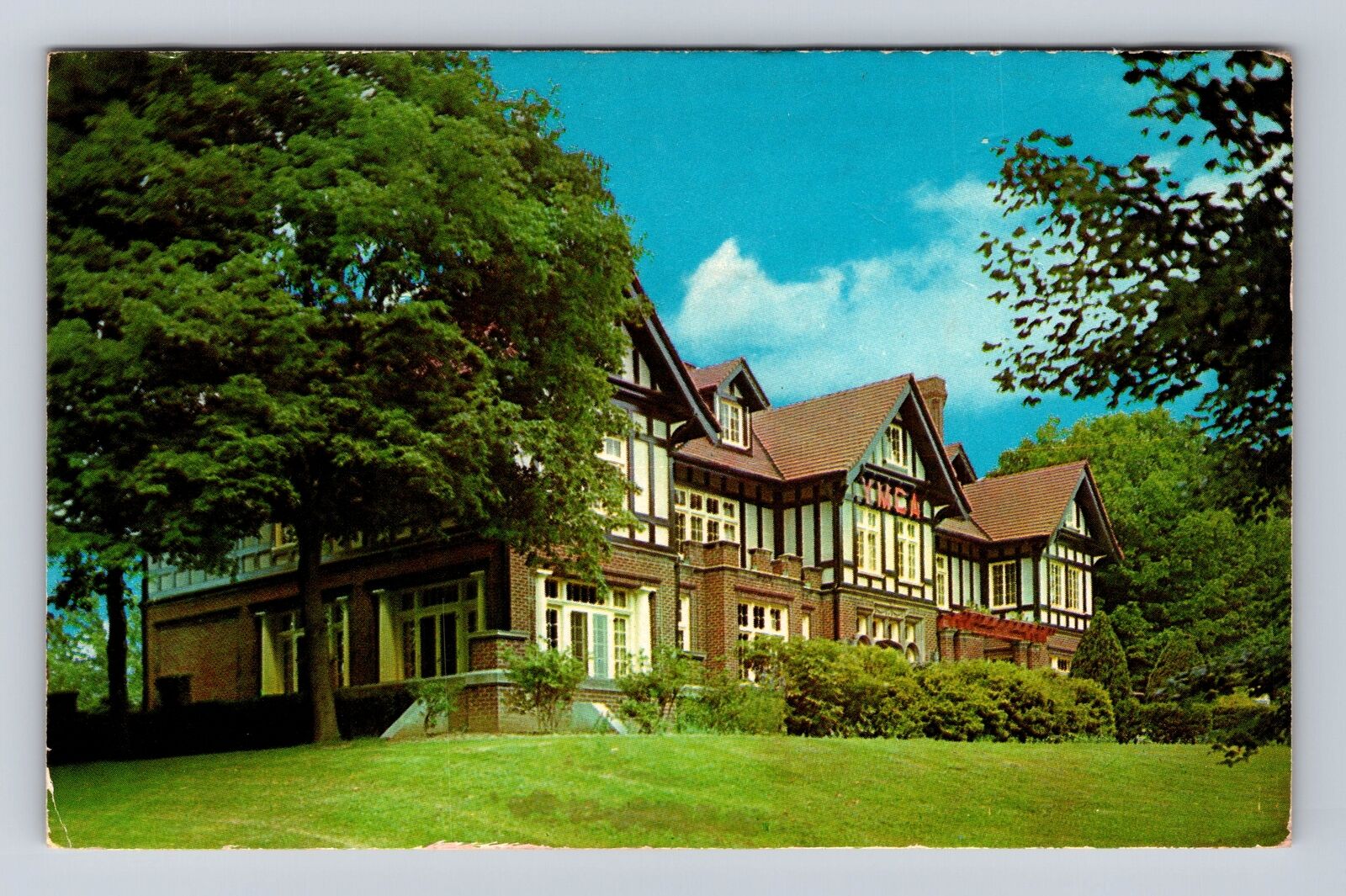 Cambridge OH-Ohio, Y.M.C.A Building, Antique Vintage Souvenir Postcard