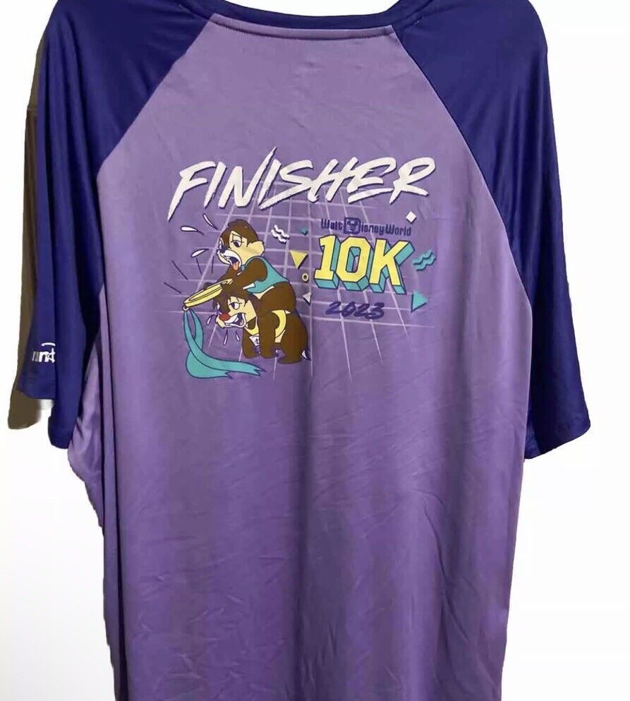 NEW RunDisney Marathon WeekendChip & Dale 10k Finisher Shirt Adult XL