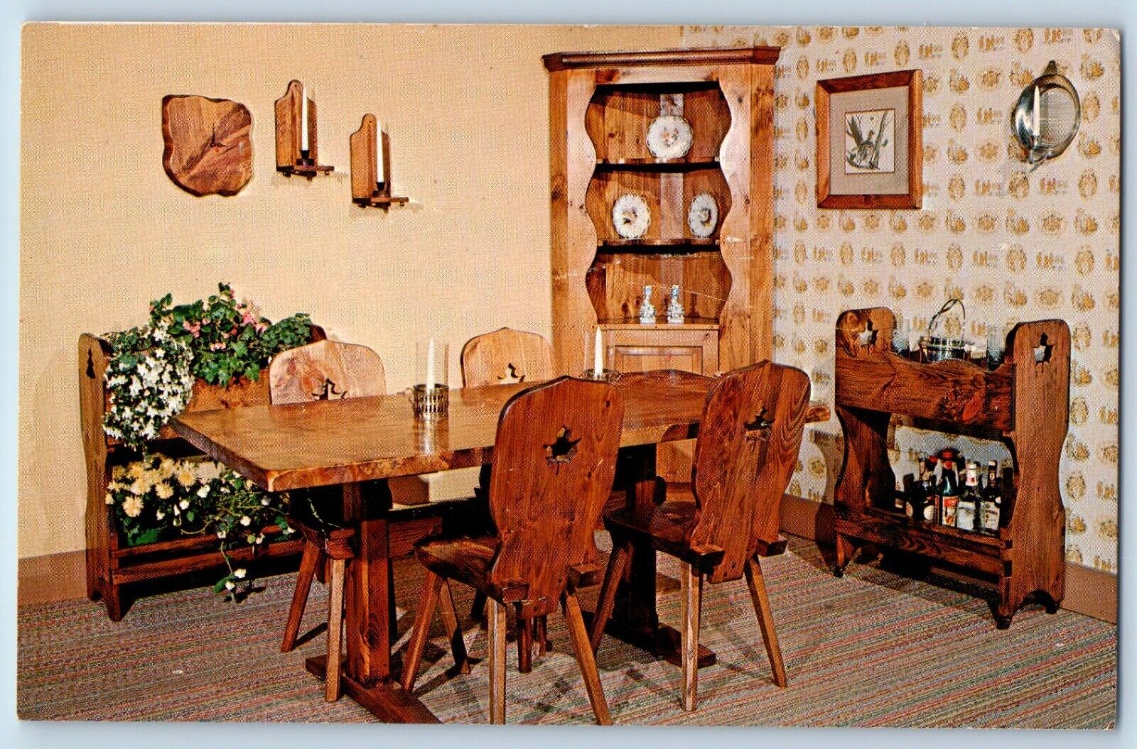 Hartford Connecticut CT Postcard Townshend Furniture Co. Interior c1960 Vintage