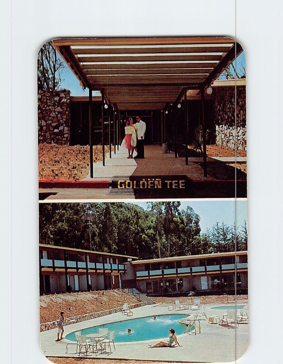 Postcard Golden Tee Lodge Morro Bay California USA