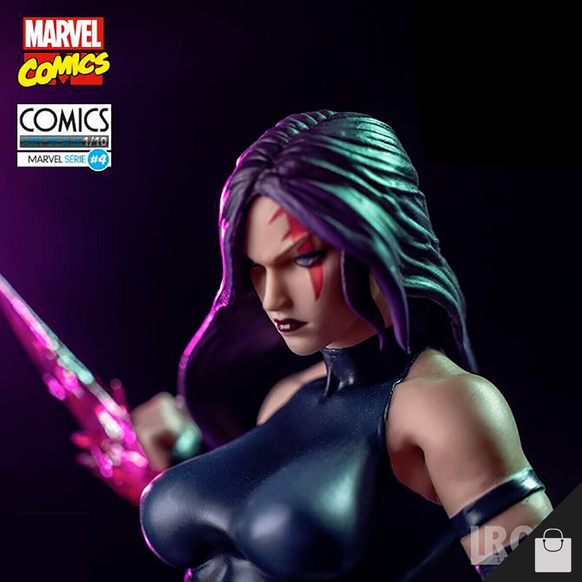 Iron Studios Psylocke Statue Figure 1:10 Marvel X-Men Rare Exclusive Edition