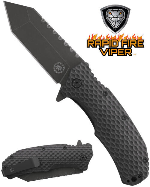 Off-Grid Knives Rapid Fire Viper Cryo D2 Blackout