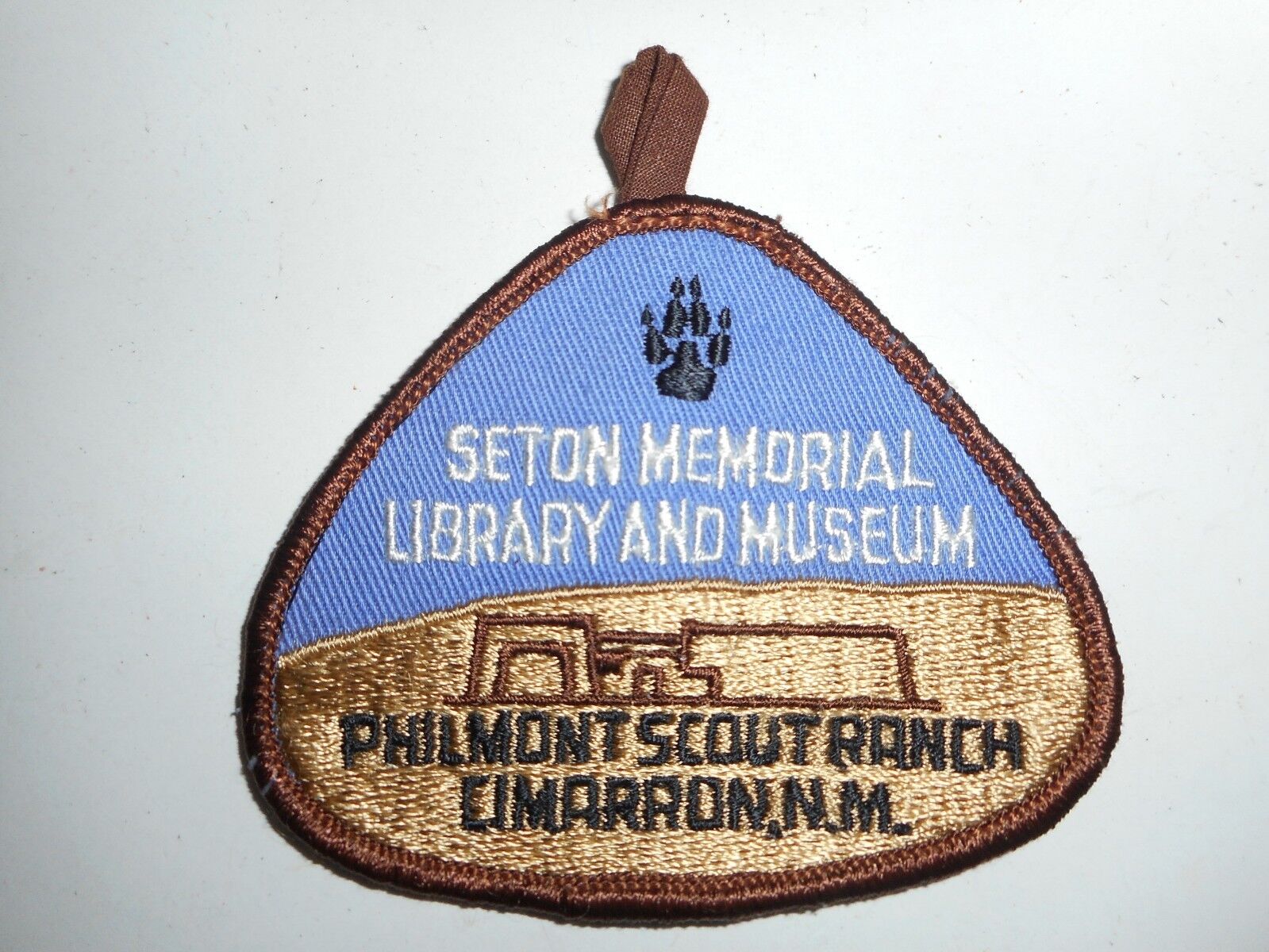 VTG 70s BSA Seton Memorial Library Museum Ranch Cimarron NM Patch 3.5\