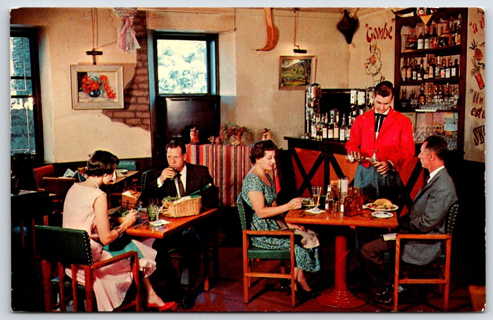 Vintage Postcard - Manuel\'s Historical Restaurante - 2616 San Diego Ave - CA