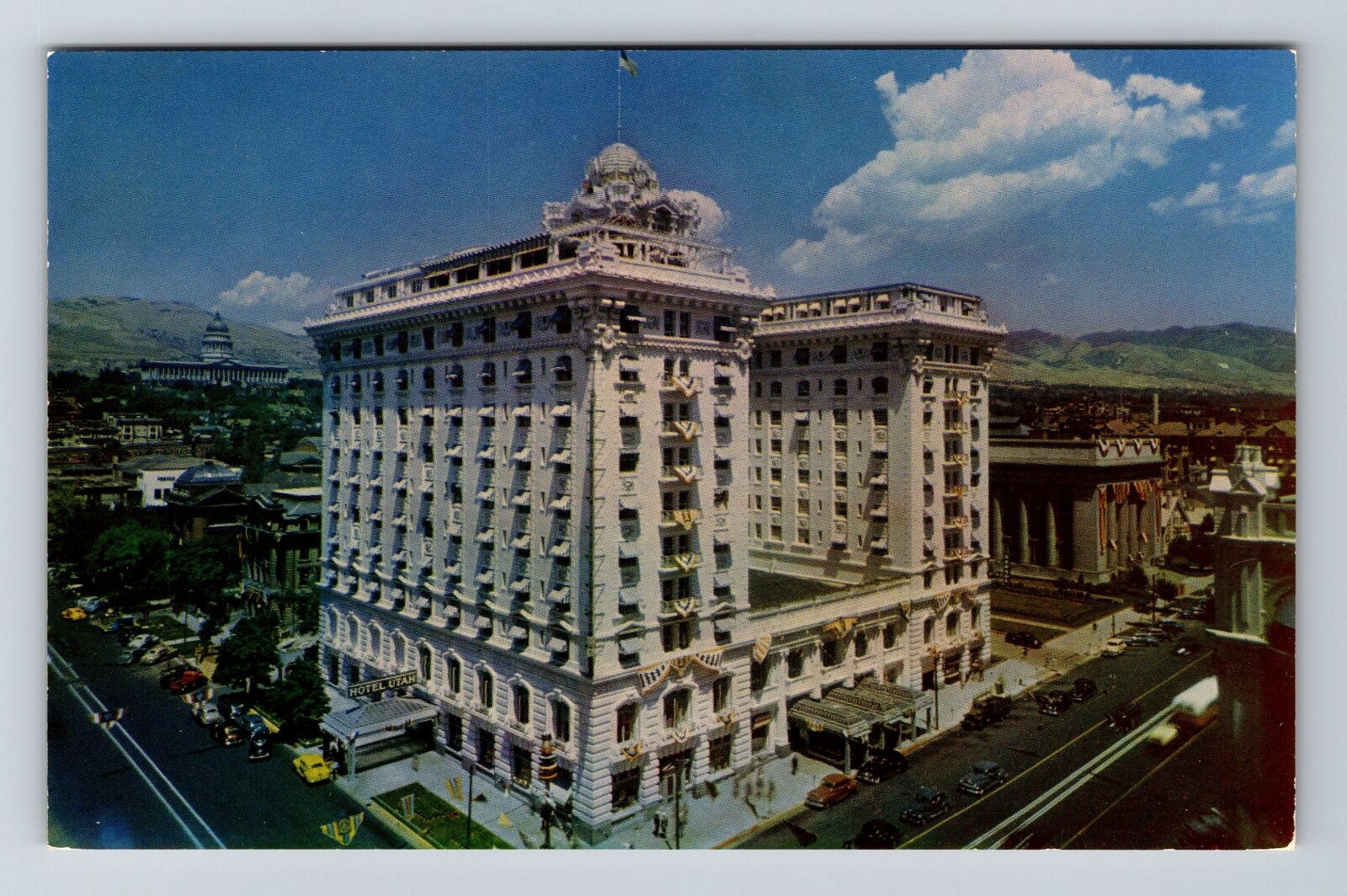 Salt Lake City UT-Utah, Historic 1911 Hotel Utah Vintage Souvenir Postcard