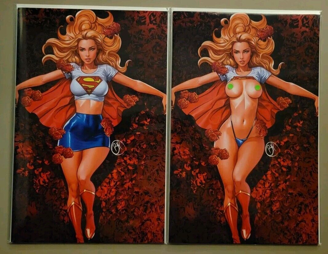 Duty Calls Girls #2 Supergirl Virgin Variant Cover Set, Ltd to 60 - NM