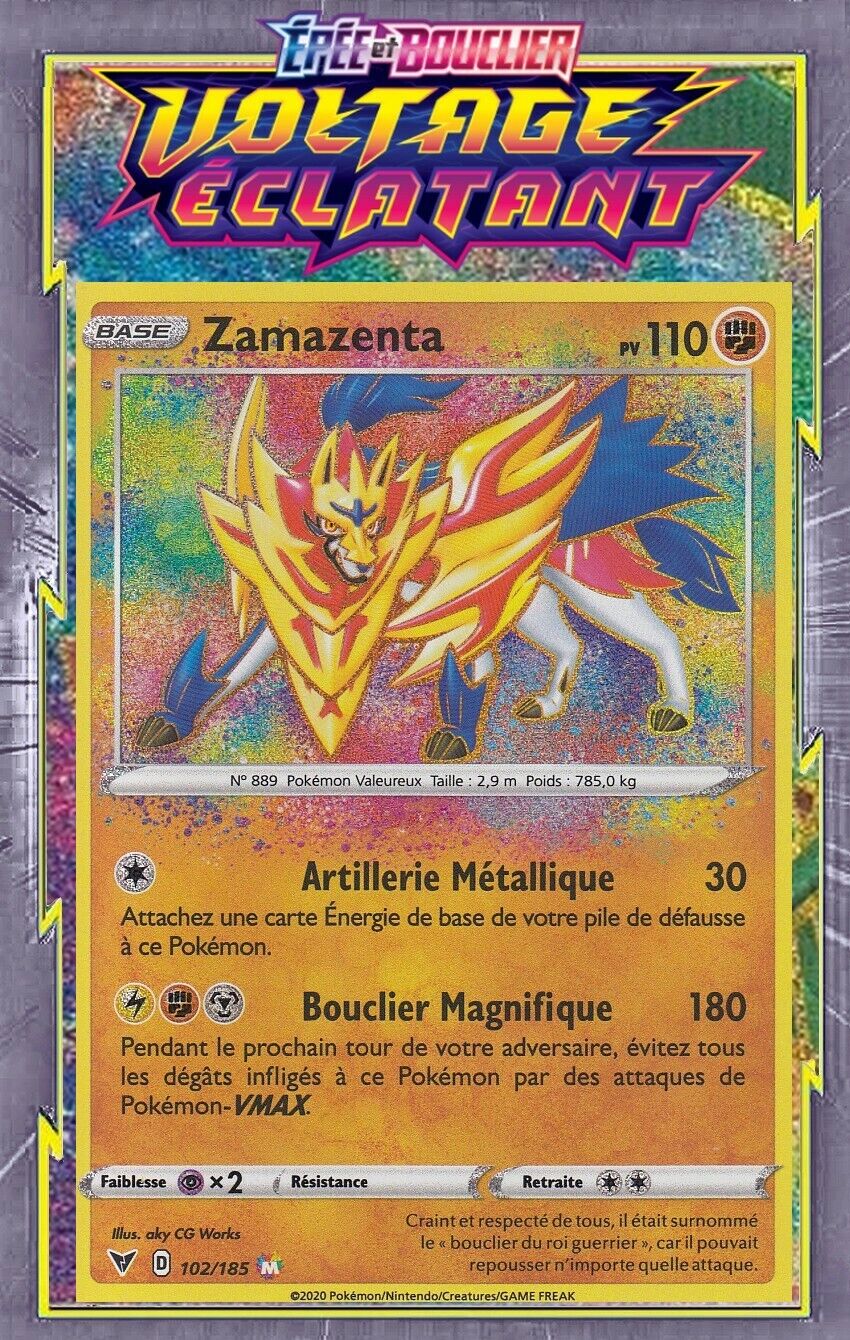 Zamazenta - EB04:Bright Voltage - 102/185 - New French Pokemon Card