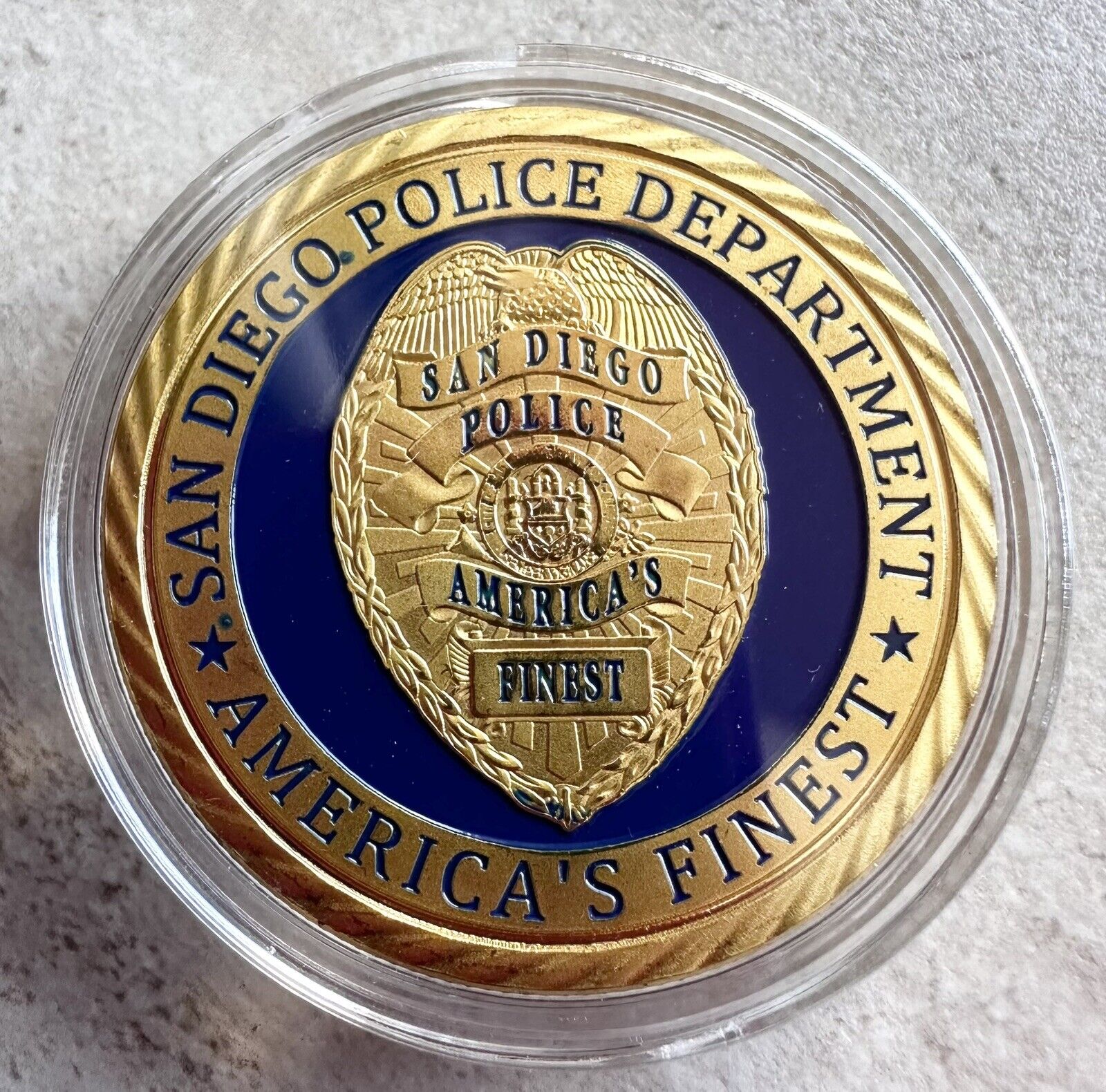 CITY OF SAN DIEGO POLICE DEPT Challenge Coin