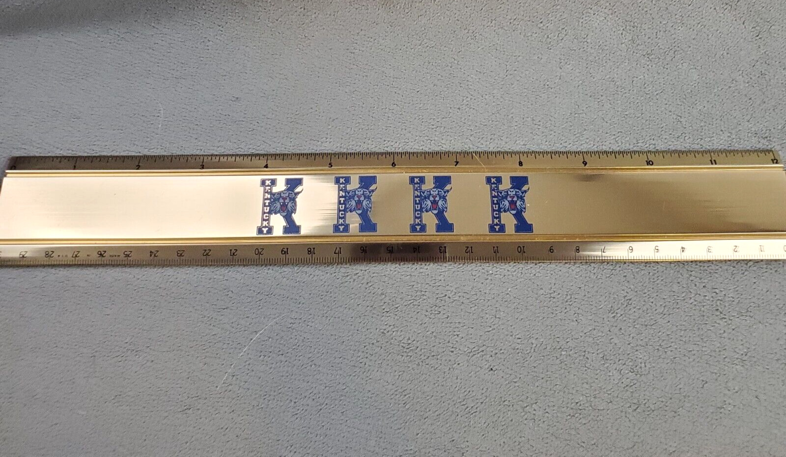 Vintage Kentucky Ruler Adult Rose Gold Colored Collectible University Basketball
