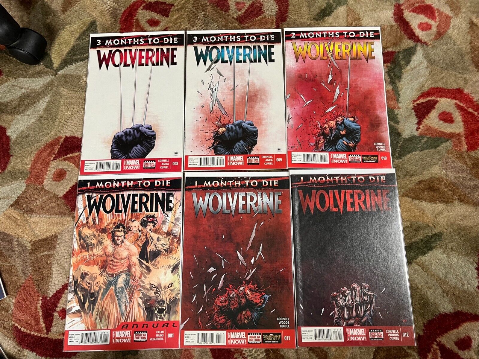 Wolverine: X Months to Die set (six issues; prelude to Death of Wolverine)