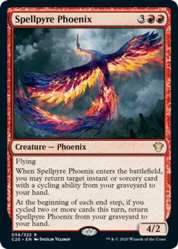 4x Spellpyre Phoenix - MTG Commander 2020 - Near Mint / Mint