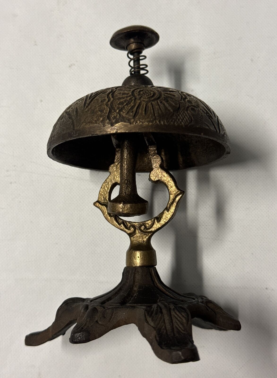 Vintage Front Desk Bell, Brass