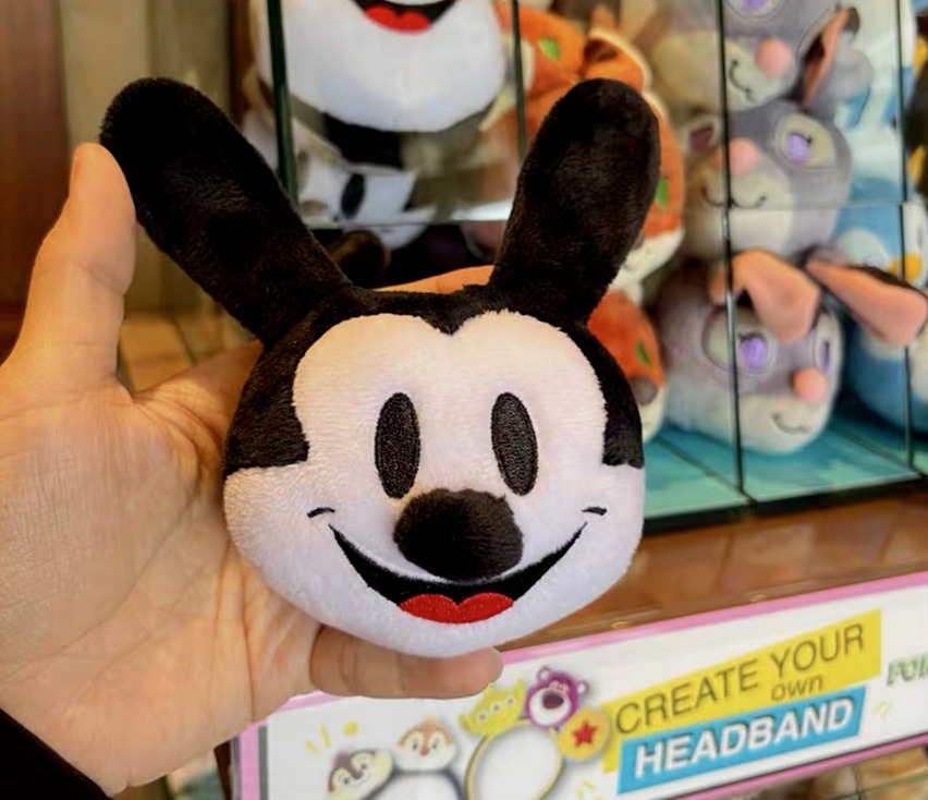 Authentic Disney Custom Your Ear Headband Oswald rabbit Plush Head DIY Plush
