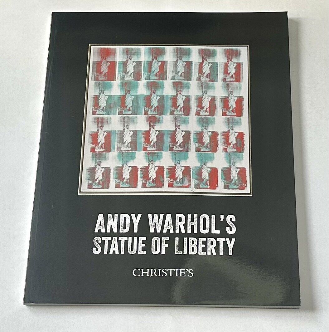 Andy Warhol’s Statue Of Liberty/Christie’s/ In 3-D + Glasses Book 2012