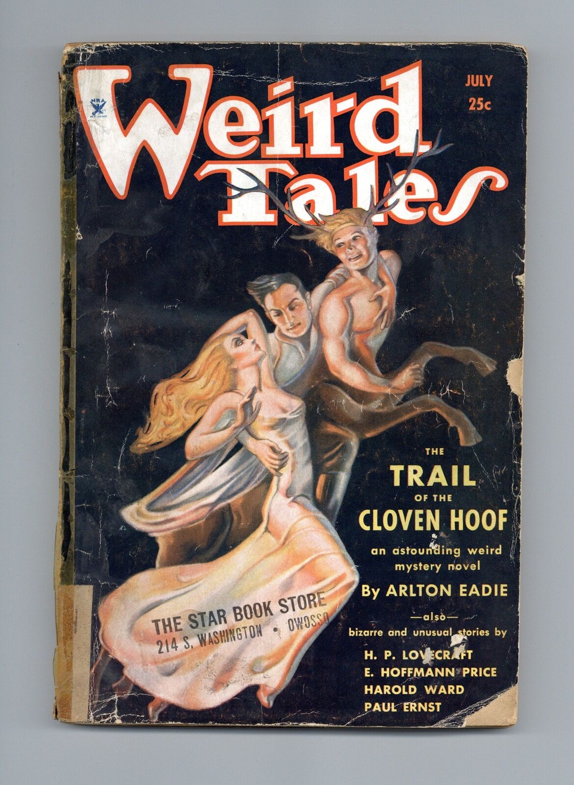 Weird Tales Pulp 1st Series Jul 1934 Vol. 24 #1 FR