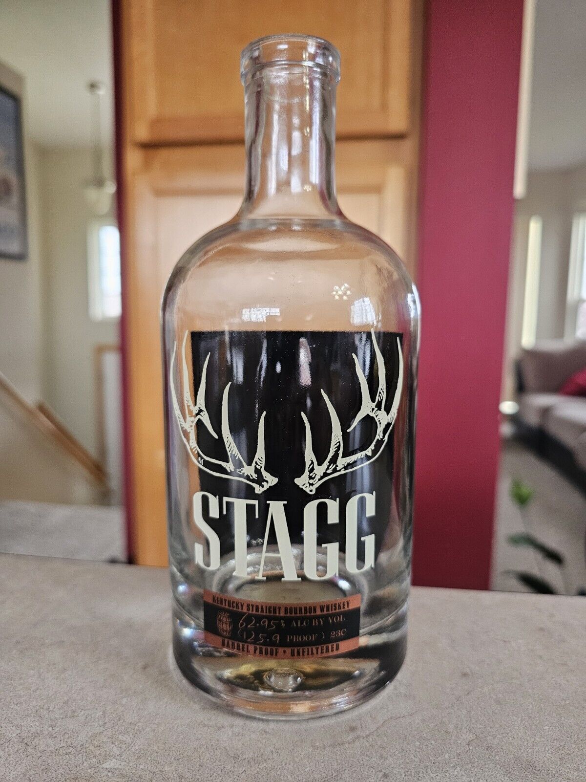 2023 Buffalo Trace Stagg Jr 23C - 125.9 Proof Bourbon Whiskey Empty Bottle 