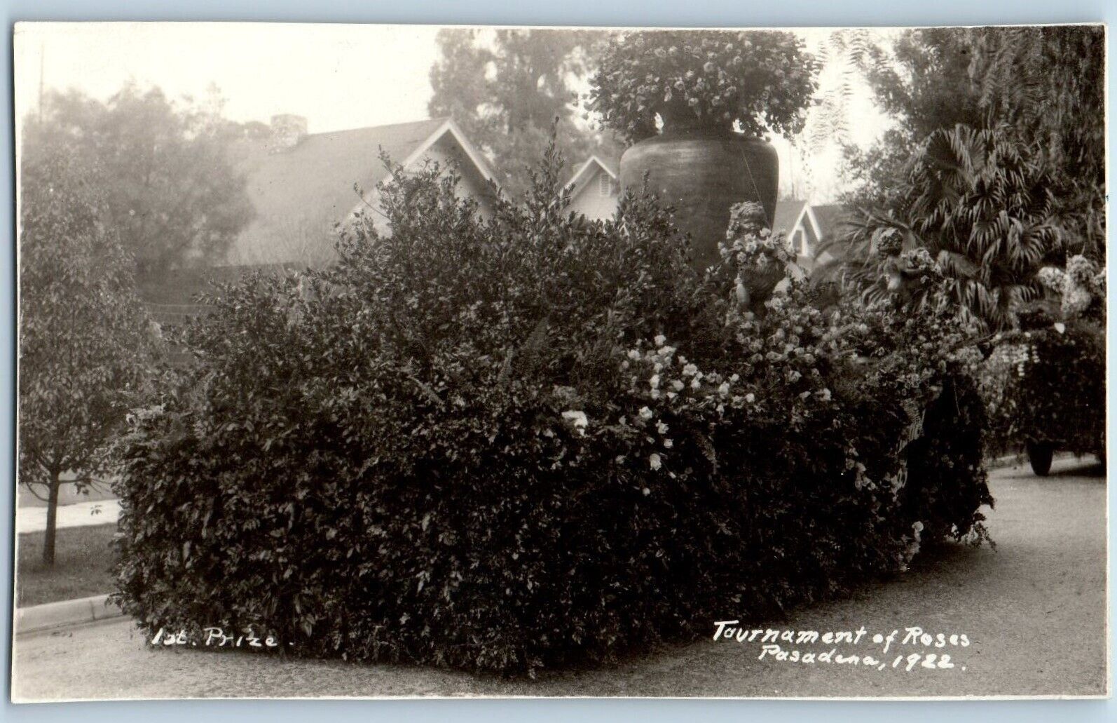 Pasadena California CA Postcard RPPC Photo Tournament Of Roses c1910\'s Antique